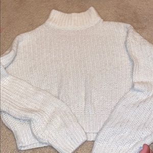 White Turtle Neck Sweater